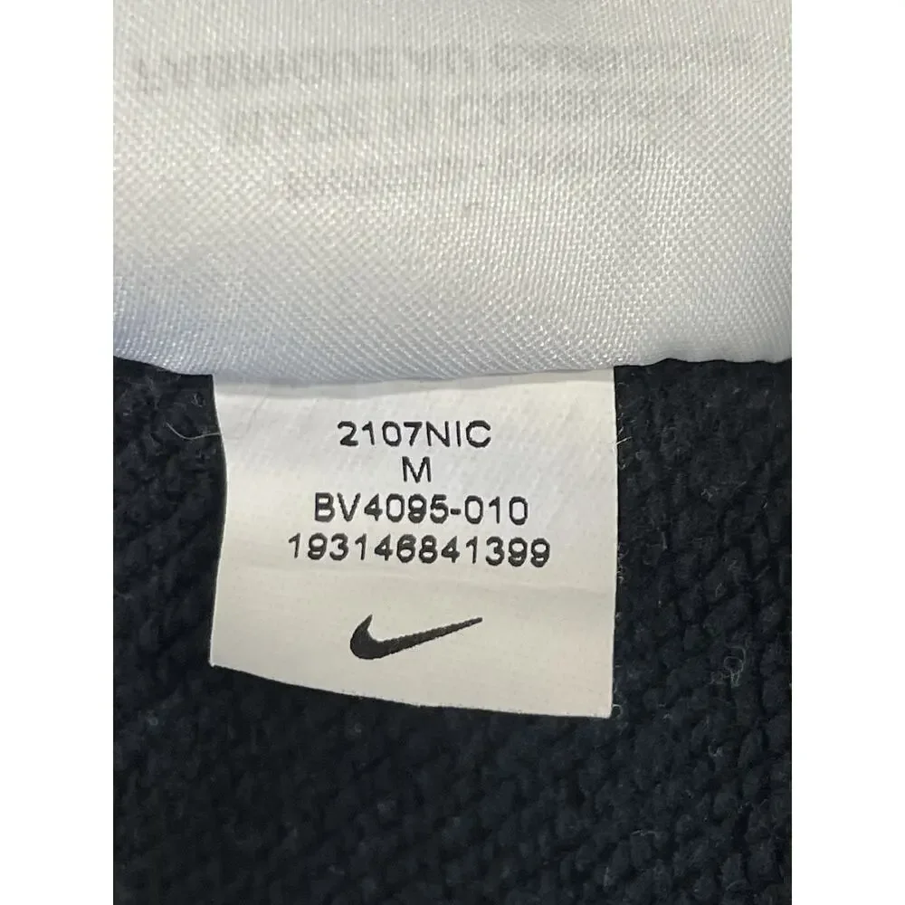 Nike Swoosh Athletic Club Jogger Fleece Pants Men’s Medium Sweatpants Black EUC